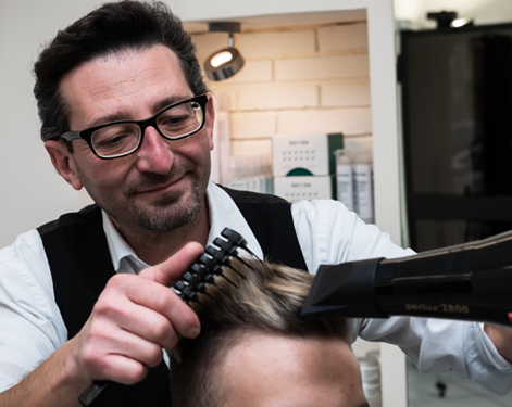 Realizzazione toupet